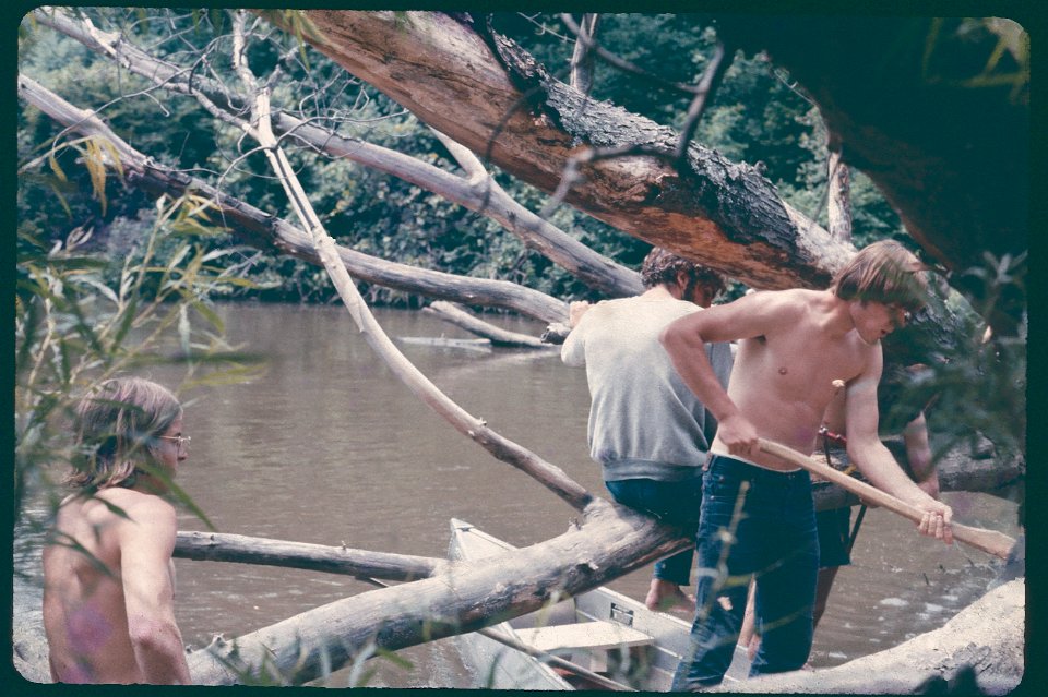 Staff Canoe Trip 1971-5